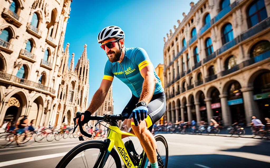 Biking in Barcelona