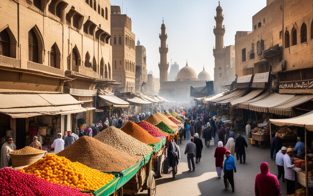 Navigating Cairo's bustling streets Navigating Cairo's bustling streets