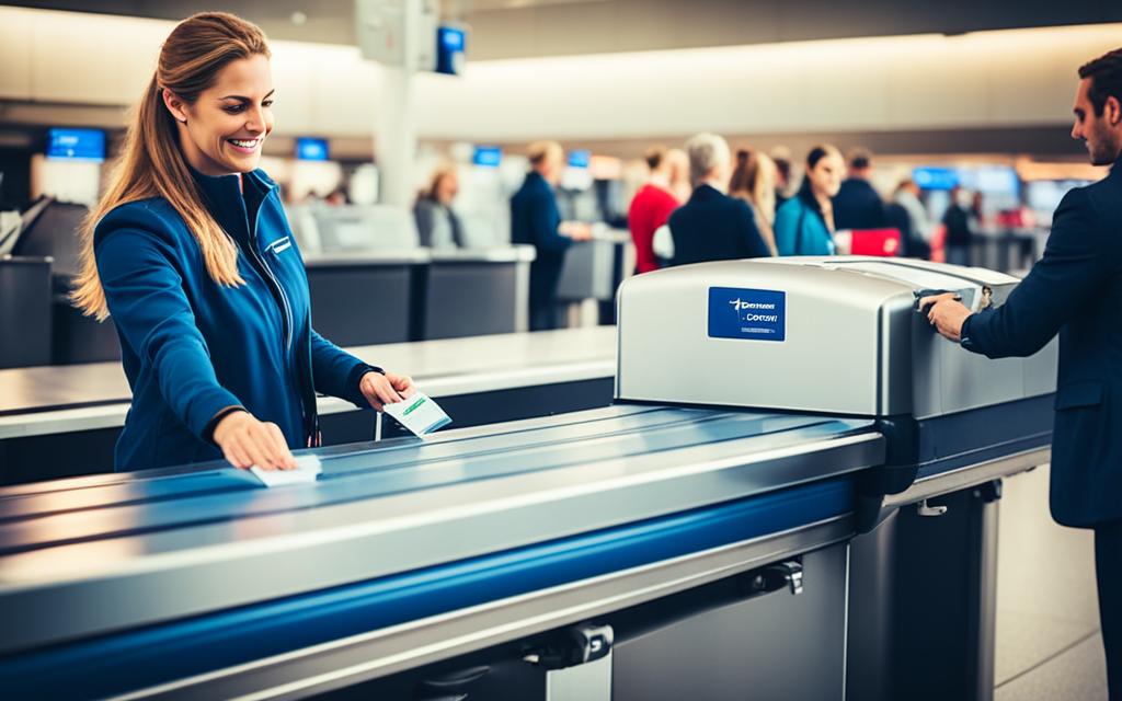 baggage check-in