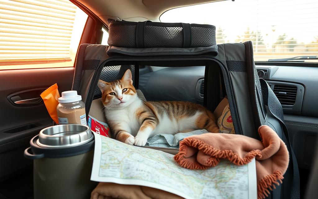 tips for traveling with a cat